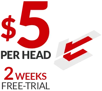 $5 Per Head 2 Weeks Free-Trial